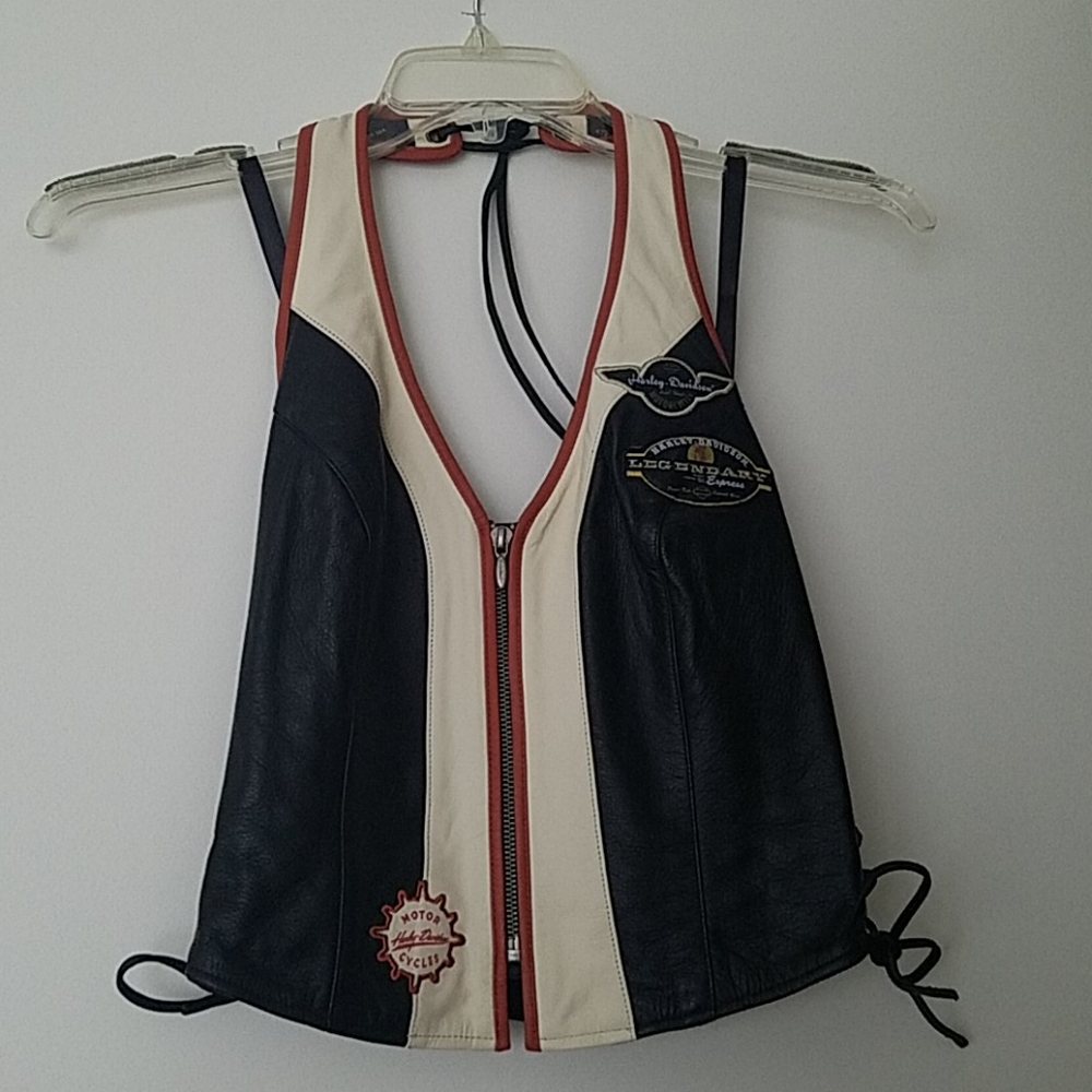 Genuine Harley-Davidson leather riding halter